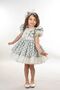Polka Dot Girls' Dress, Crown-Accessory Girls' Dress, Birthday Dress - 3