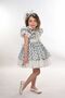 Polka Dot Girls' Dress, Crown-Accessory Girls' Dress, Birthday Dress - 4