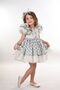 Polka Dot Girls' Dress, Crown-Accessory Girls' Dress, Birthday Dress - 5