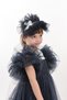 Special Design Girl's Crowned Evening Dress Polka Dot Long Dress - 7