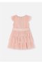 Girl's Pleated Tulle Dress 3912 - 2