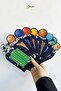 Multiplication Table Training Cards, Desktop Multiplication Table Cards for Kids with Wooden Stand - 3