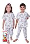 Unisex Paintable Pajama Set with Crayons Gift (A New Beginner for Every Wash)
