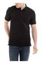 Unisex Black Polo Neck School T-Shirt