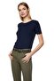Women's Crew Neck Basic Tshirt 312013Ga2E16A0-016 - 3