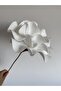 Decorative Handmade Luxury Latex Eva Artificial Flower - Plain WHITE - Foam flower