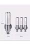 500 ml Tank Triple t Pull Stainless Liquid Soap-Shampoo-Shower Gel Apparatus - 4