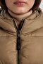 Water Repellent Regular Fit Hooded Zipper Closure Pocket Puffer Puffer Jacket A3163Ax23Wn - 5