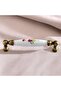 Porcelain Antique Yellow 128 mm Furniture Kitchen Handle Drawer Cabinet Handles Handle Handle - 5