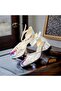 Transparent Elsa Thick Heeled Girls' Shoes - 3