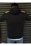Thenort Men's Black Hooded Sweatshirt - Back Printed - 2