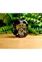 Obsidian - Antique Gold Dragon Orgonite Pendant (HANDMADE DESIGN PRODUCTS)