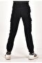 Boy's Lycra Cargo Pocket Jeans - Commando - 2