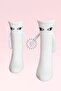 1 Pair of Tennis Socks Holding Hands with Magnets - 5