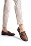 Women's Light Brown Low Heeled Daily Use Shoes