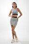 Stile Mini Dress Striped Camisole Dress with Elastic Waist Viscosse Flexible Skirt - 7