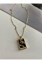 Black Infinity Gold Tarot Steel Necklace (Wizard Symbol)