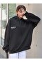 Black 3 Thread Destiny Design Printed Sweatshirt - 3