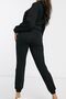 Women's Black Cotton Pajama Set - 4