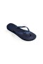 Slim Navy Blue Women's Slippers - 3