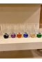 6 Pieces Coffee Side Glasses Colorful Crystal - 6