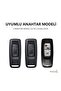 Honda Pcx & Xadv Compatible Patterned Tpu Key Case Cover Gray (2021-2022-2023- 2024) - 2