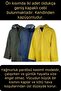 Premium Yellow XXL 150 Gr Raincoat with Hood Pocket Water Wind Cold Proof Unisex Snap Top Coat - 5