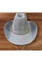 thin cloth cowboy fedora with holes hat drawstring summer unisex women men adult