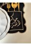 Placemat with Arabic Written Spoon Holder, Set of 6 - 3