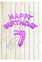 Best Pink Dotted Happy Birthday and Number Foil Balloon Set Age 7