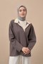 Gray Cotton Jazz Scarf - 3