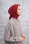 Burgundy Cotton Jazz Scarf - 2