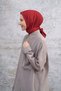 Burgundy Cotton Jazz Scarf - 3