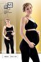 Black Seamless Gathering Soft Maternity Tights New Season (1 Piece Economical)