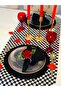 2 Pieces Red Rose Napkin Ring Napkin Holder Romantic 14 February Valentine's Day Table Tableware Valentines - 2