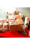 24 Carat Gold Embroidered Christmas Pine Snowman 100% Handmade Gift Double Cup 160 ml - 6