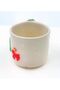 24 Carat Gold Embroidered Christmas Pine Snowman 100% Handmade Gift Double Cup 160 ml - 5