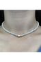 Women's Minimal Heart Pearl Choker - 2