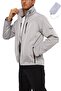 Sports Windbreaker Raincoat with Hidden Portable Bag on Hood Collar - 2