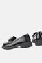 Women's Black Patent Leather Genuine Natural Leather Stone-Finished Loafer Shoes, Size 36-41 - 5