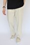 Unisex Summer Comfortable Linen Trousers with Elastic Waist Cotton Cool Drawstring Linen Trousers