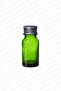 10ml Green Glass Bottle with Silver Cap Essence and Cologne Bottle Engagement Etc. 1 Piece Suitable for Special Gifts