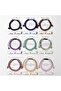 Adjustable 8mm Natural Stone Beads Bracelet Braided Rope Special Design for Women and Men - 2