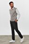 Men's Standard Fit Regular Cut V-Neck Sleeveless Sweater Knitwear Sweater - 5