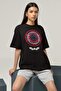 Custom Design Captain America Shield Printed Unisex Oversize Marvel Character T-Shirt - 2