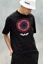 Custom Design Captain America Shield Printed Unisex Oversize Marvel Character T-Shirt