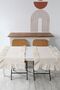 Natural Frilly Runner Vintage 2 Pieces 40x80 Cm - 3