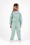 Kids Girls Trendy Hooded Tracksuit Set with Pockets Ak2234 - 7