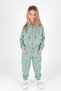 Kids Girls Trendy Hooded Tracksuit Set with Pockets Ak2234 - 3