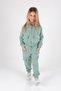 Kids Girls Trendy Hooded Tracksuit Set with Pockets Ak2234 - 4